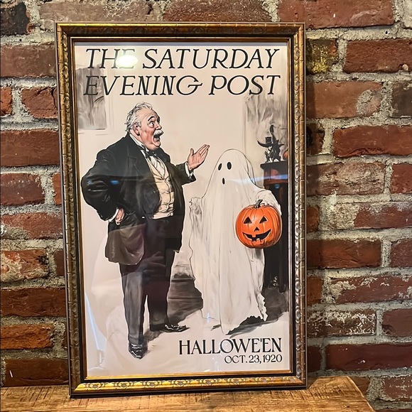 The Saturday Evening Post Halloween Poster 16×24